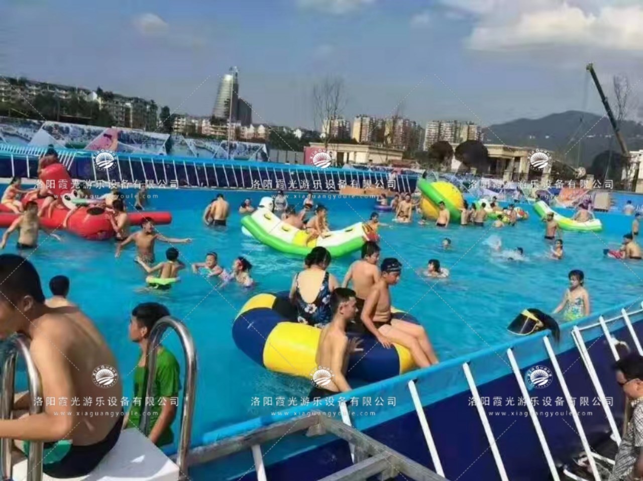 韩城水上乐园支架泳池